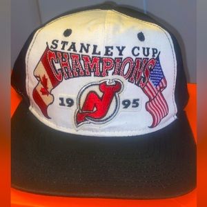 Vintage 1995 New Jersey Devils Stanley Cup Champions Starter Hat
